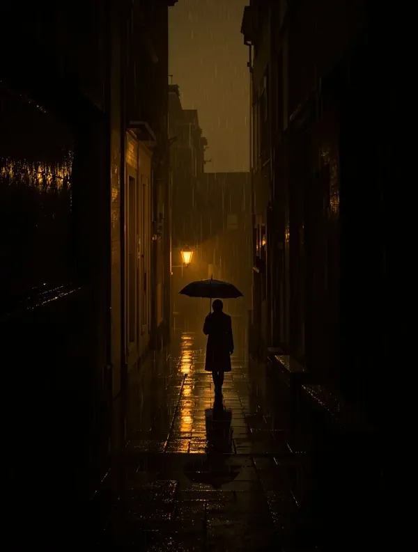 第七个雨夜 - AI电影悬疑治愈题材高清短剧封面